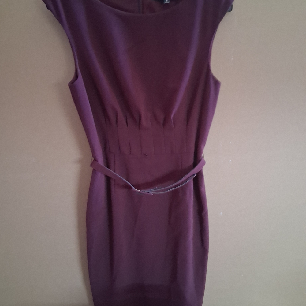 ANTONIO MELANI Burgundy Mini Dress